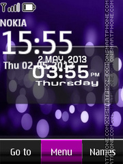 Xperia - Sony Glow Digital tema screenshot