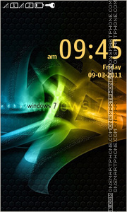 Скриншот темы Abstract Windows 7