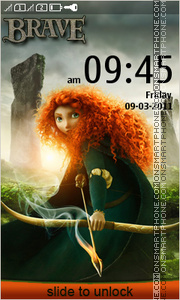 Brave Merida tema screenshot