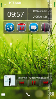 Rain tema screenshot