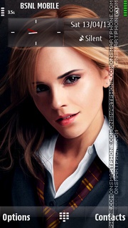 Capture d'écran Emma Watson thème