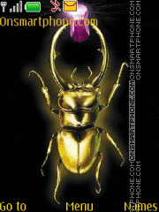 Golden Beetle tema screenshot