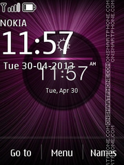 Twilight Purple Light tema screenshot