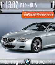 Скриншот темы Bmw M6 01