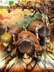 Attack on Titan tema screenshot