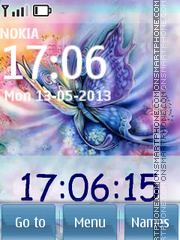 Violet Butterfly 01 Theme-Screenshot