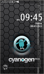 Capture d'écran Android Mod thème