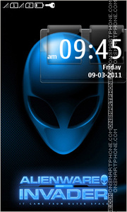 Capture d'écran Alienware 12 thème