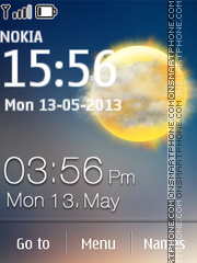 Capture d'écran Solar Clock thème
