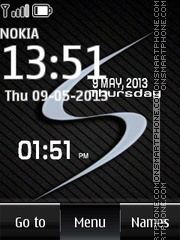 Скриншот темы Dark Galaxy S Digital