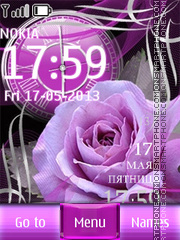 Rose tema screenshot