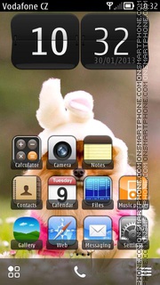 Cute Puppy 07 tema screenshot