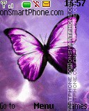 Purple Butterfly theme screenshot