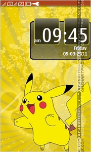 Pikachu 03 es el tema de pantalla