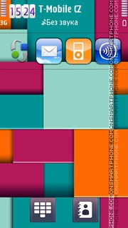 Abstract Squares tema screenshot