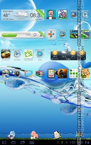 Capture d'écran Ocean 04 thème