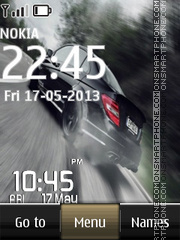 Drift Digital Clock theme screenshot