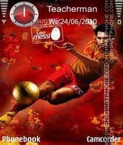 Lionel Messi theme screenshot