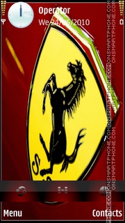 Ferrari Theme es el tema de pantalla