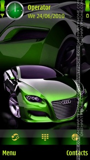 Audi Green tema screenshot