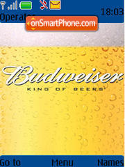 Capture d'écran Budweiser 01 thème
