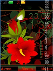 Flowers tema screenshot