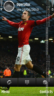 Van Persie theme screenshot