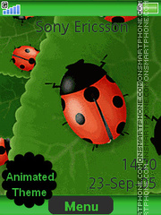 Capture d'écran Ladybirds thème