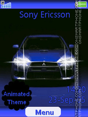 Capture d'écran Mitsubishi thème