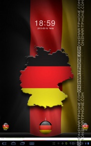 Скриншот темы Germany Flag 01