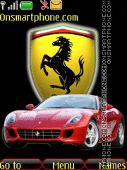 Скриншот темы Ferrari