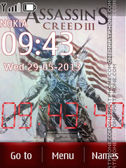 Assassins creed 3 es el tema de pantalla