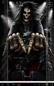 Hard Rock Reaper es el tema de pantalla