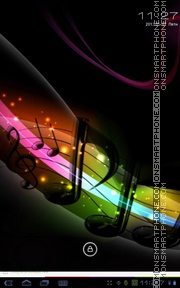 Music Notes 01 tema screenshot