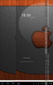 Capture d'écran Apple Wood thème