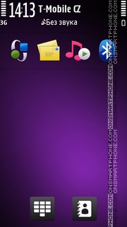Nokia Theme Purple tema screenshot