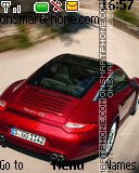 Capture d'écran Red Porsche thème