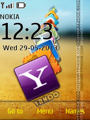 Скриншот темы Yahoo with new menu style