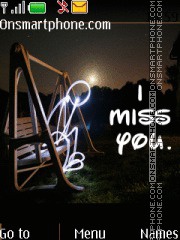 Скриншот темы I miss you 22