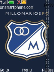 Скриншот темы Millonarios FC 01
