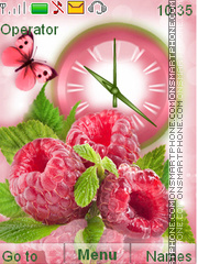 Raspberry tema screenshot