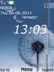 Dandelions for Nokia tema screenshot