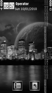 Dark City theme screenshot