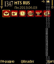 Black & Red tema screenshot