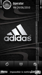 Adidas tema screenshot