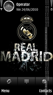 Real Madrid theme screenshot