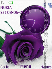 Purple Rose es el tema de pantalla