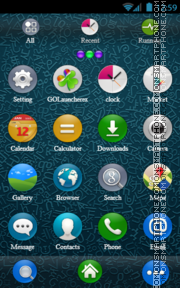 Symbols tema screenshot
