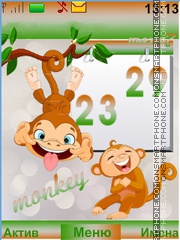 Monkey tema screenshot