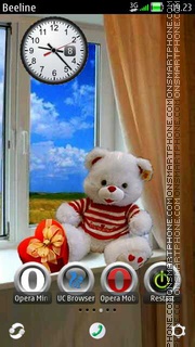 Teddy Bear tema screenshot